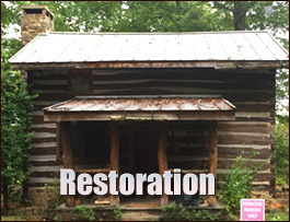 Historic Log Cabin Restoration  Kimbolton, Ohio